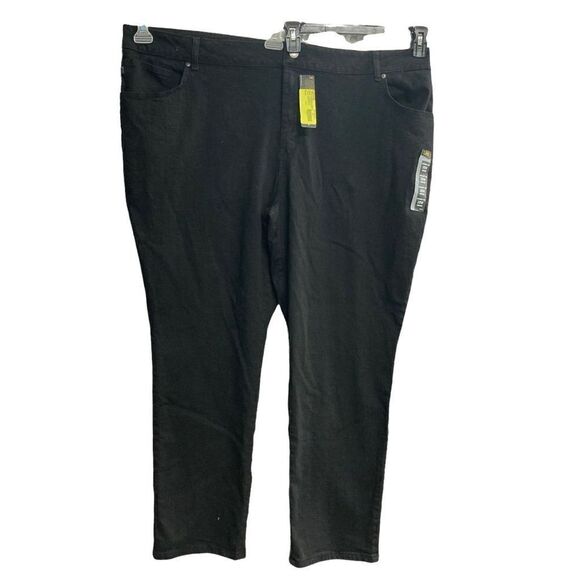 LEE, Relaxed Fit, Straight Leg, Mid Rise Women’s 28W NEW WITH TAGS Black - Picture 1 of 11